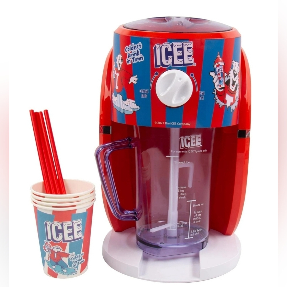 ICEE Slushie Making Machine 1 Liter w Addtn'l Cups & Straws NEW